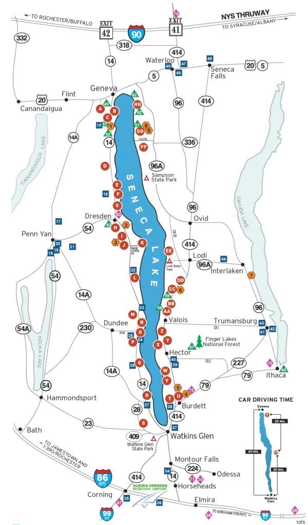 Printable Seneca Lake Wineries And Breweries Map – Printable Template ...