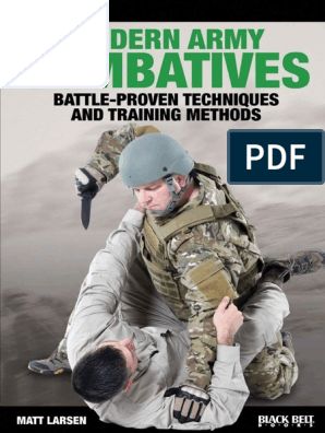 the dvd cover for modern army combative techniques