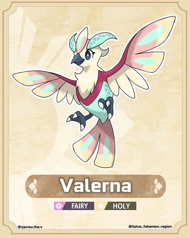 a card with a bird on it that says valenna