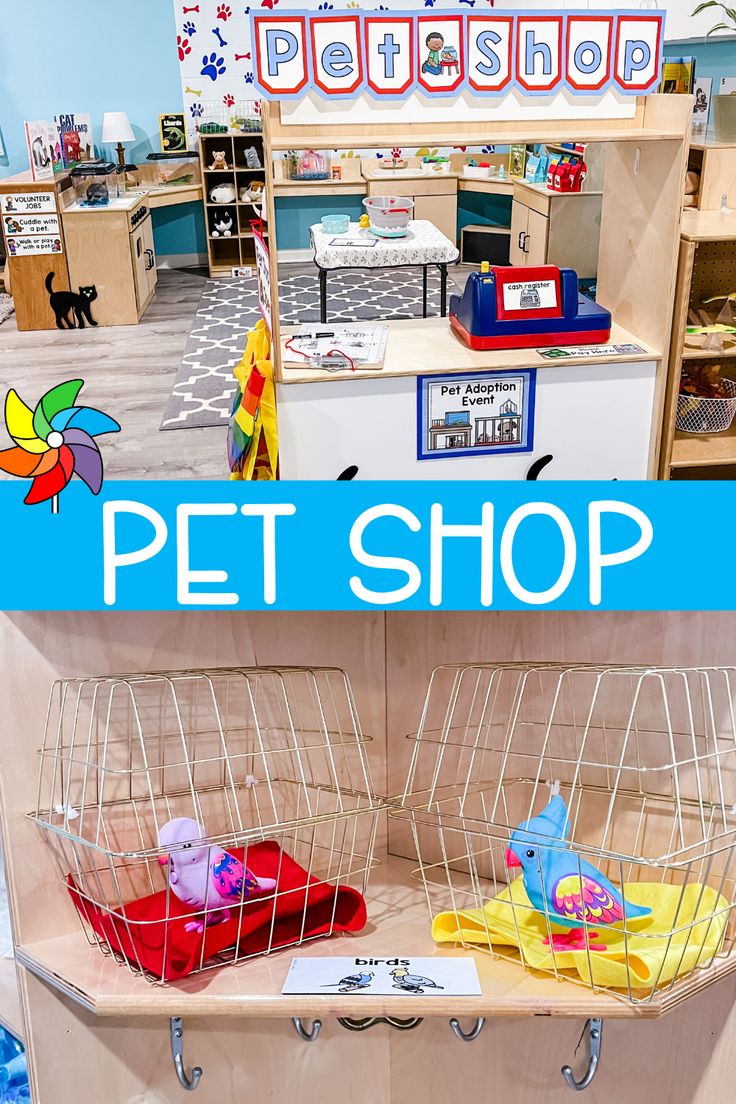 the pet shop is open and ready to be used