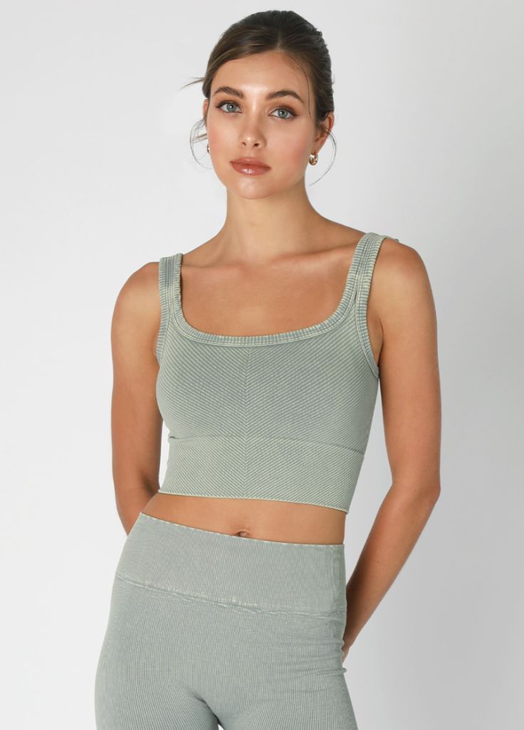 Vintage Matcha Cropped Chevron Tank Green Sporty Tank Crop Top, Green Bra-friendly Athleisure Tank Top, Athleisure Moisture-wicking Tank Crop Top, Green Cropped Sporty Tank Top, Sporty Tank Top With Built-in Bra And Seamless Fabric, Ripped Shorts, Distressed Shorts, Pink Boho, Strike A Pose