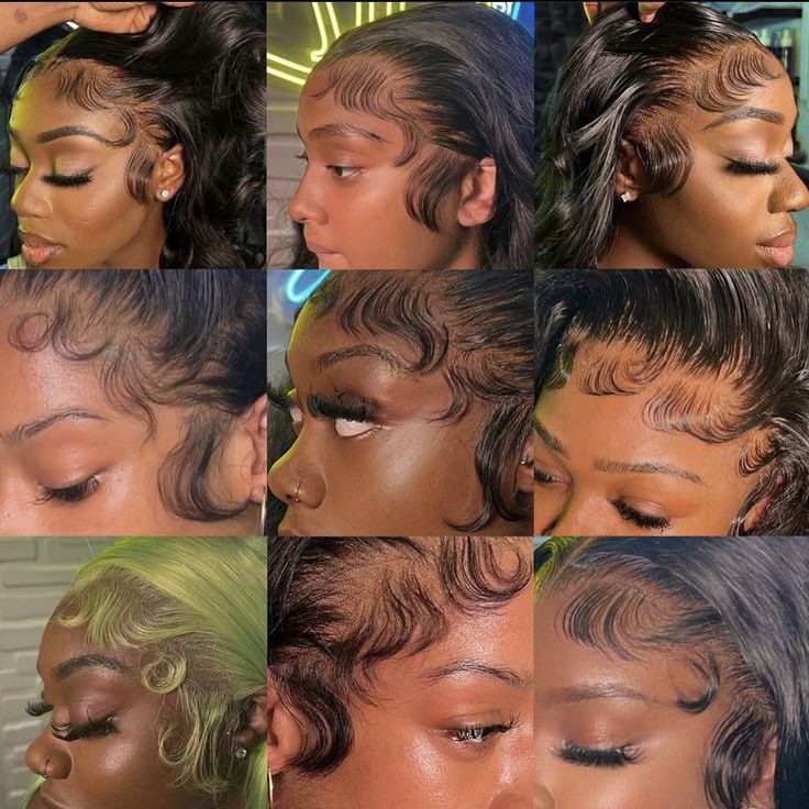 Black Baby Hairstyles, Hair Stripping, Frontal Wig Hairstyles, Edges Hair, Deep Wave Hairstyles, Body Wave Wig, Body Wave Hair, Hair Collection, Locs Hairstyles