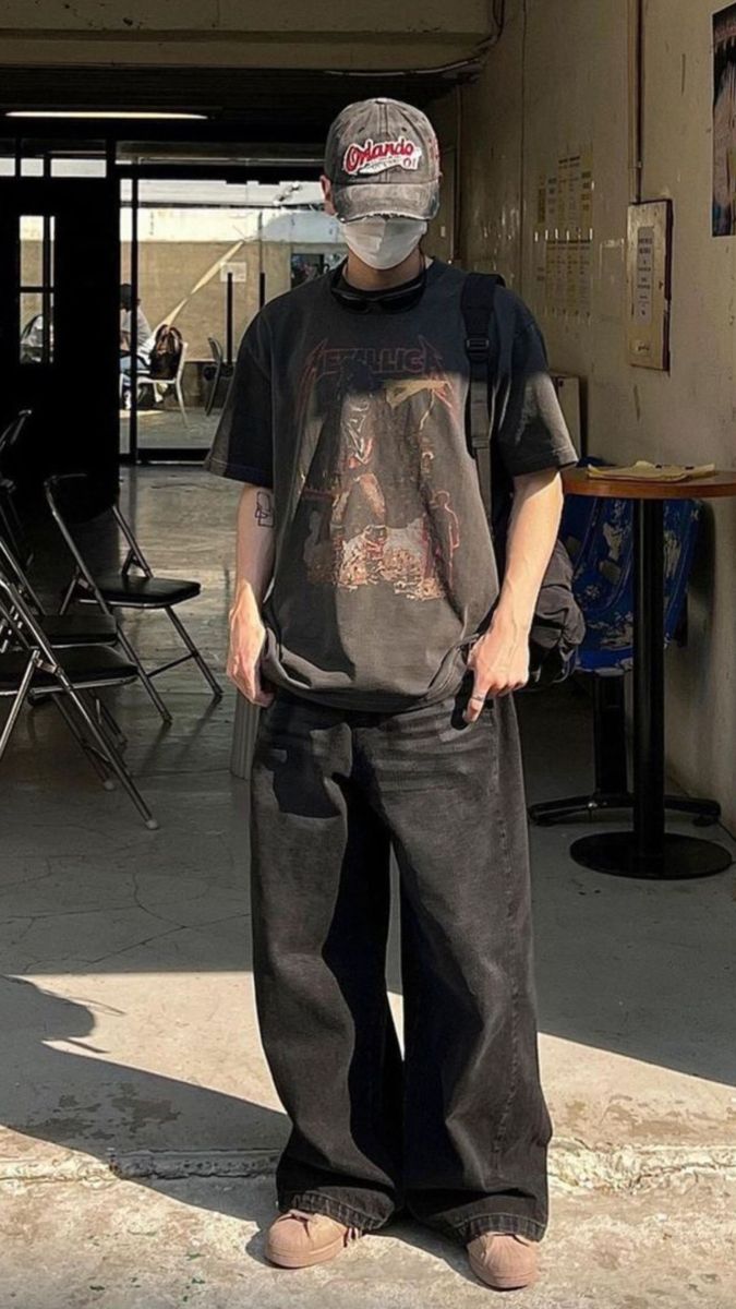 Baggy Pants For Men, Style Baggy Pants, Winter Outfits Men Streetwear, Baggy Pants Outfit, Streetwear 2023, Find Your Own Style, Men's Casual Wear, Streetwear Fashion Men, Outfits Men Streetwear