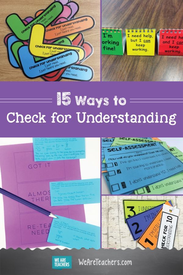 the top ten ways to check for understanding