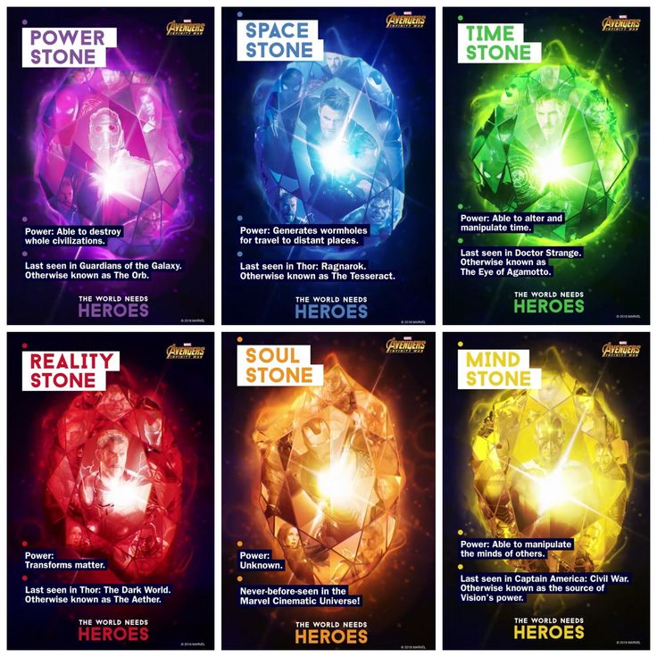 four different colored posters with the words, reality stones