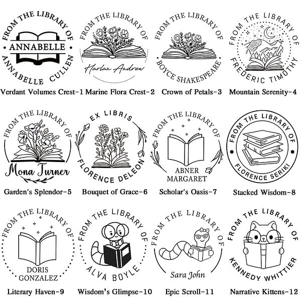 the logos for various books and other things