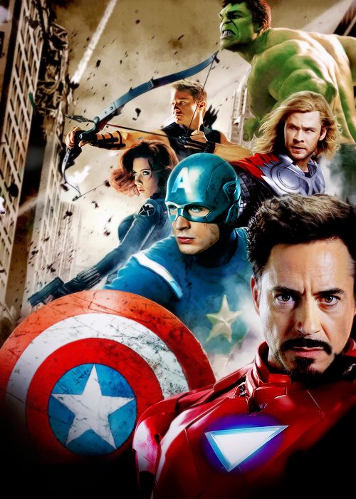 an image of the avengers movie poster