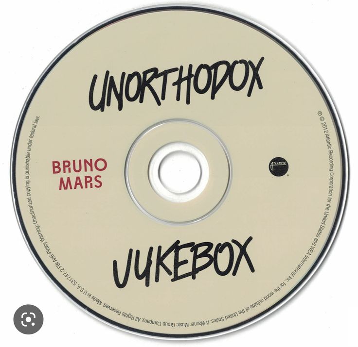 a cd disc with the words unorthoox on it