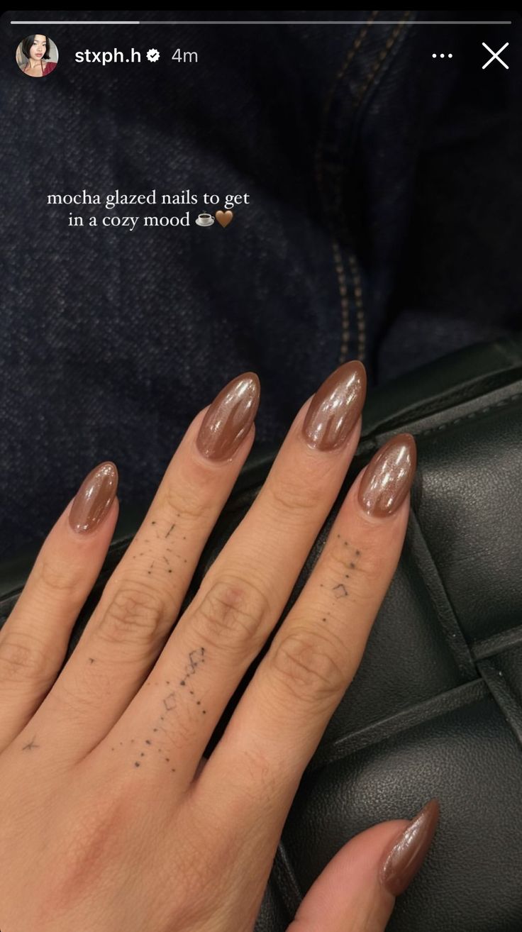 Chrome Nail Colors, Her Nails, Neutral Nails, Brown Nails, Fire Nails, Classy Nails, Fancy Nails, Chic Nails, Chrome Nails