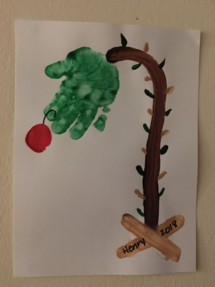 a child's handprint on a piece of paper