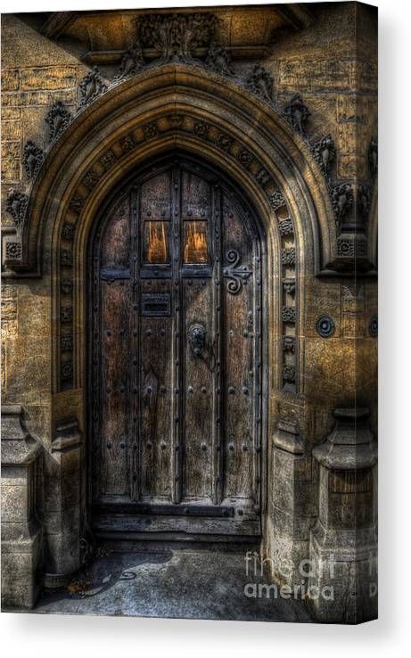 an old door is shown in this artistic photo