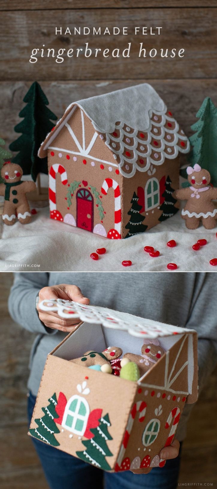 the gingerbread house is made out of cardboard