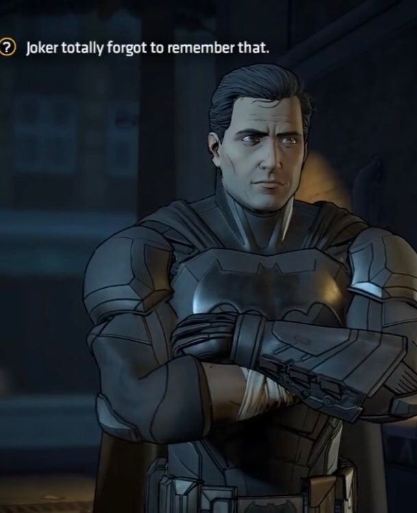 batman the tell - tale is shown in this screenshot