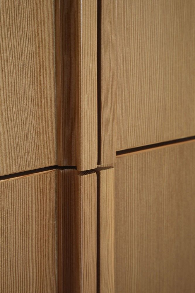 the wood grains on this cabinet are brown