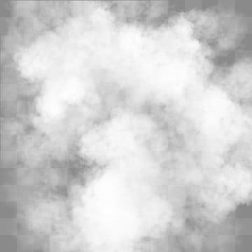 white clouds are floating in the air on a black and white background