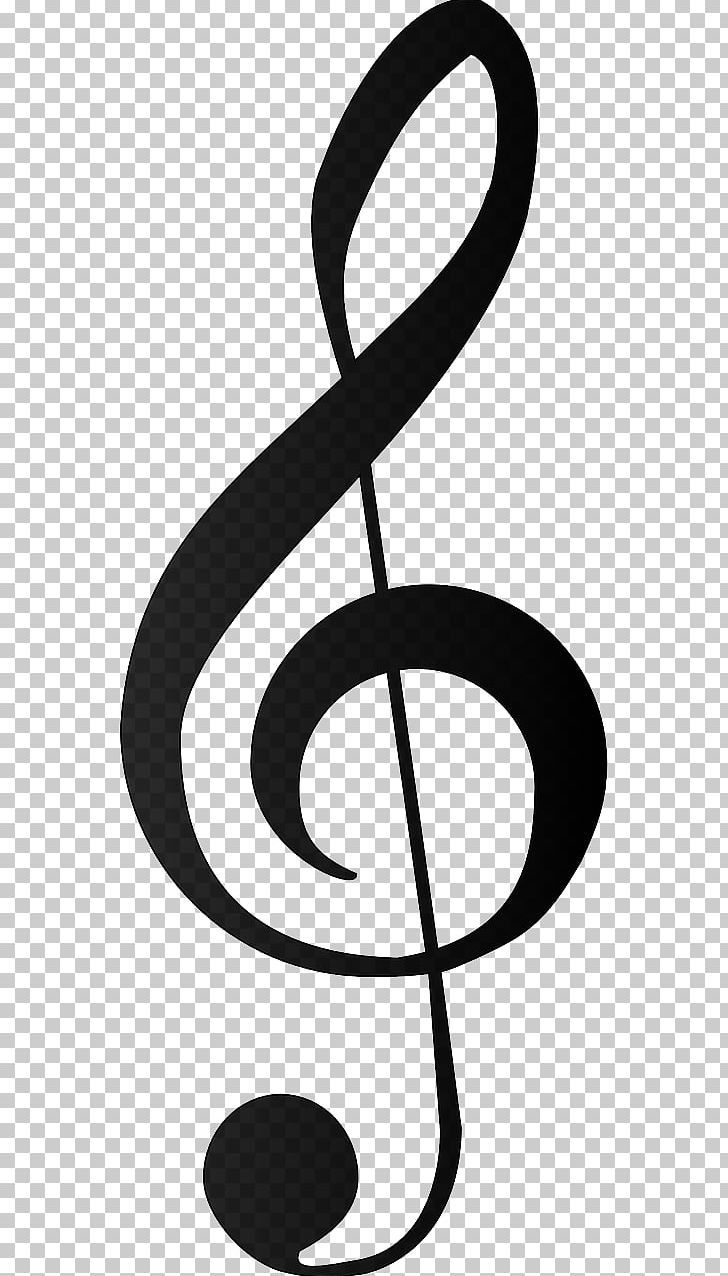 a black and white treble on a transparent background