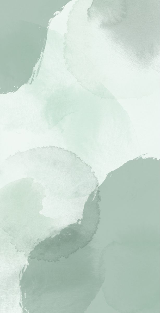 an abstract painting with white and green colors