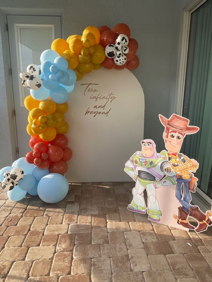 Toy Story birthday party. Toy Story Party Decorations, 2nd Birthday Party For Boys, Toy Story Baby, Boys 1st Birthday Party Ideas, Cowboy Baby Shower, Baby Birthday Themes, Baby Shower Theme Decorations, 1st Birthday Party Themes, Toy Story Birthday Party