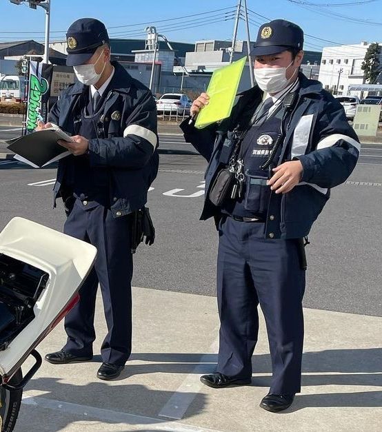 two police officers standing next to each other