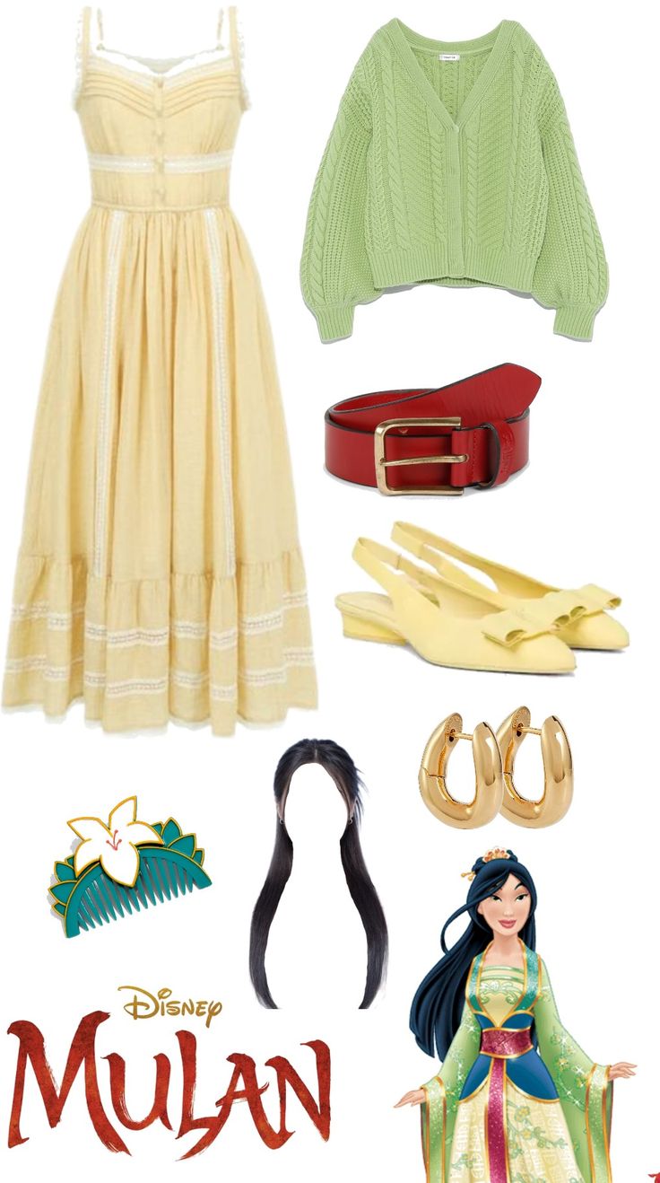 Mulan Dress Inspired, Mulan Outfit Ideas Modern Disney, Mulan Outfit Ideas, Mulan Costume Diy, Mulan Inspired Outfit, Disney Princess Disneybound, Modern Disney Outfits, Descendants Auradon, Frozen Inspired Outfits