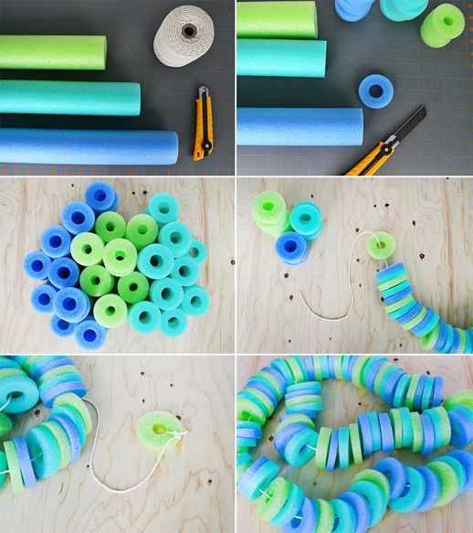 the process to make a snake made out of yarn