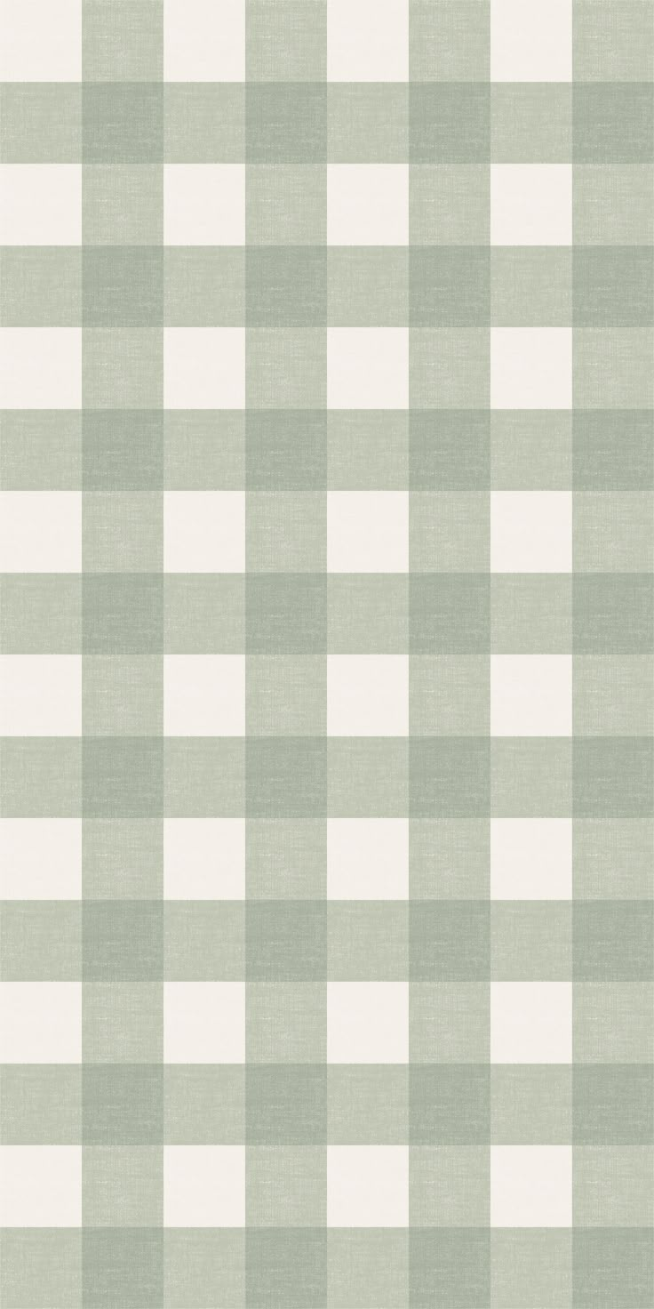 a white and green checkered wallpaper pattern