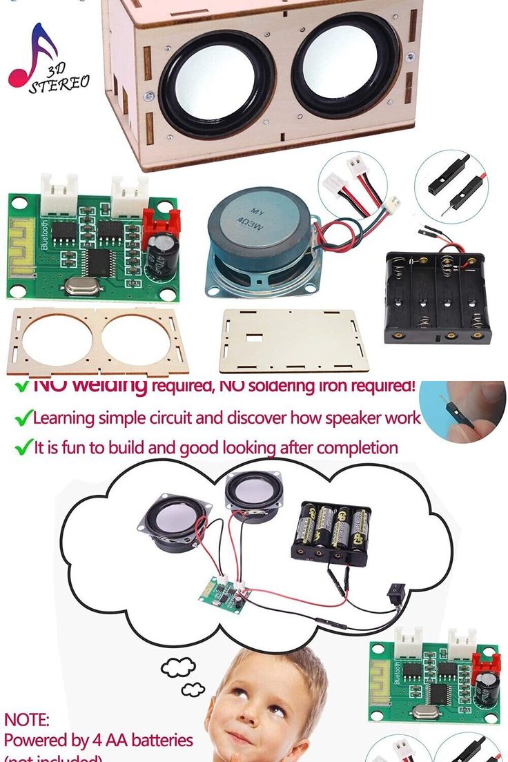 an electronic device is shown with instructions for making it