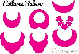 the silhouettes of different shapes are shown in pink