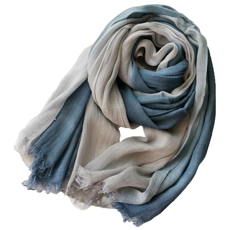 PRICES MAY VARY. Dimension:75"×35"/190 x 90cm,all Season fashion womens scarf.Sun protection in the sun and keep warm in cold weather,used as scarf or shawl. Material:50% Cotton +50% slub yarn,made from natural material,it's lightweight and breathble,soft and comfortable,bright colors, fine texture.In spring, summer, fall and winter, a great accessory can transition well from day to night. Cotton and Linen Two-tone Scarf:Simple,classic,fashion,casual.Rich in color, can be understated tones or ac Yarn Shawl, Light Blue Sapphire, Color Block Scarf, Travel Scarf, Silk Headscarf, Linen Fashion, Linen Scarves, Warm Scarf, Blanket Scarf