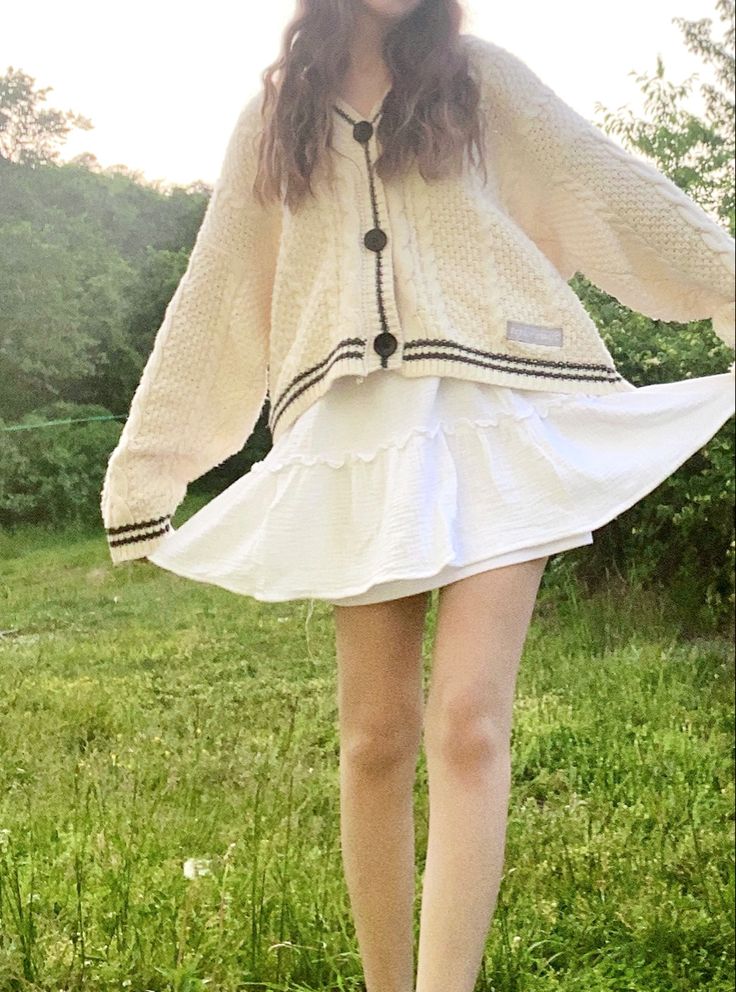 taylorcore cardigan folklore outfit Folklore Outfit, Cardigan Outfit Aesthetic, Taylor Swift Cardigan, Folklore Cardigan, Taylor Swift Inspired, Outfit Cardigan, Taylor Swift Tour Outfits, Taylor Swift Outfits, Cream Cardigan