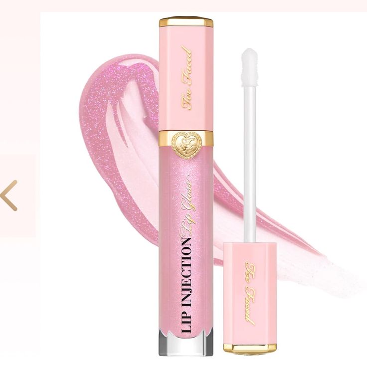 Too Faced Lip Injection Power Plumping Lip Gloss - Pretty Pony Shade Two Faced Lip Injection, Too Faced Lip Plumper, Too Faced Lip Gloss, Lip Injection Lip Gloss, Too Faced Lip Injection, Lip Injection Extreme, High Shine Lip Gloss, Dimensional Color, Lip Gloss Colors