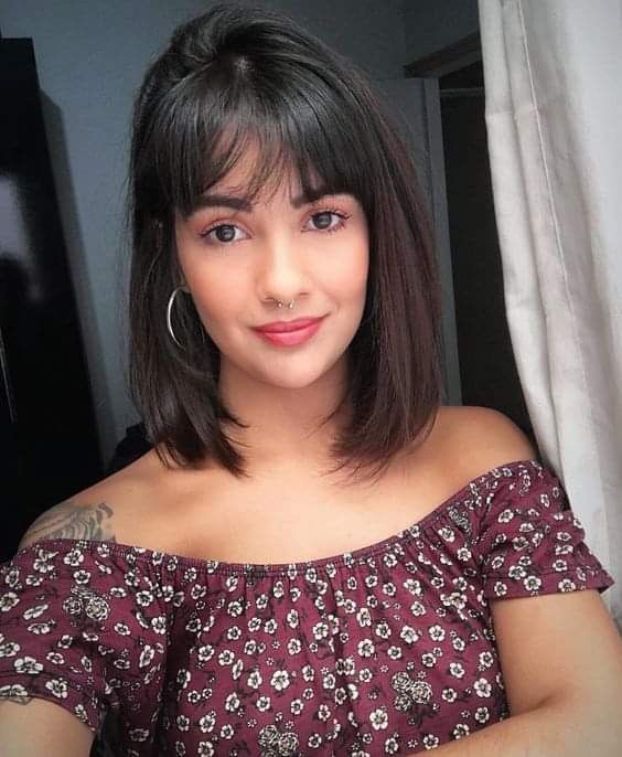 Bob Hairstyles With Bangs, Medium Bob Hairstyles, Bangs With Medium Hair, Dance Hairstyles, Bob Hairstyles For Fine Hair, Fringe Hairstyles, Long Bob Hairstyles, Penteado Cabelo Curto, Curly Bob Hairstyles