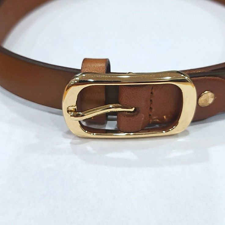 Quintessential Light Brown Belt. Beautiful Light Golden Brown Color. Gold Buckle Detail. Neutral Color Matches With All Outfits 95 Cm. Please Note Belt Appears Darker Than It Is In 1st Photo. Brand New, Boutique Item. Brown Belt Gold Buckle, Michael Kors Luggage, Golden Brown Color, Gucci Leather Belt, Belt With Gold Buckle, Full Outfits, Light Golden Brown, Brown Accessories, Belt Gold