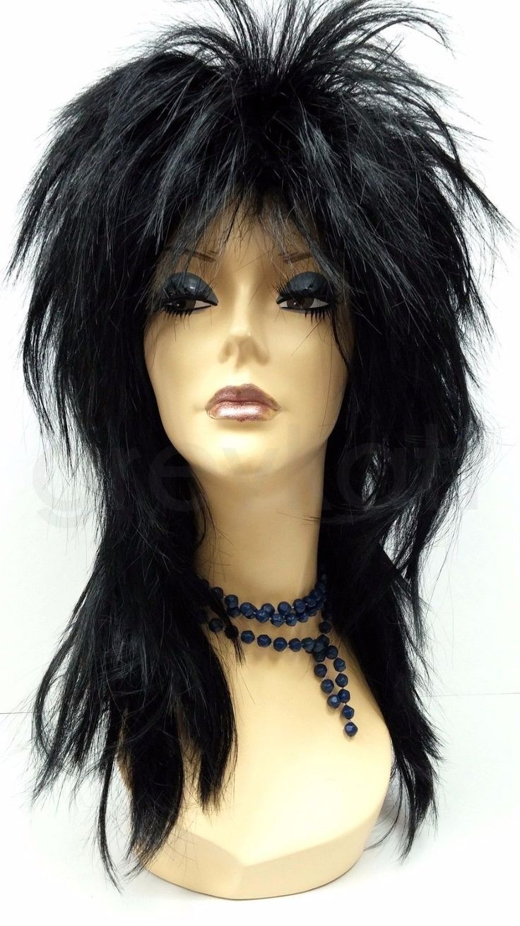 Rock out in this spiked punk style wig. Long straight layers. Punk Hair Long, Rock Hairstyles For Long Hair, David Bowie Style, Straight Layers, Long Straight Layers, Rock Hairstyles, Style Wig, Layered Bobs, Edgy Haircuts