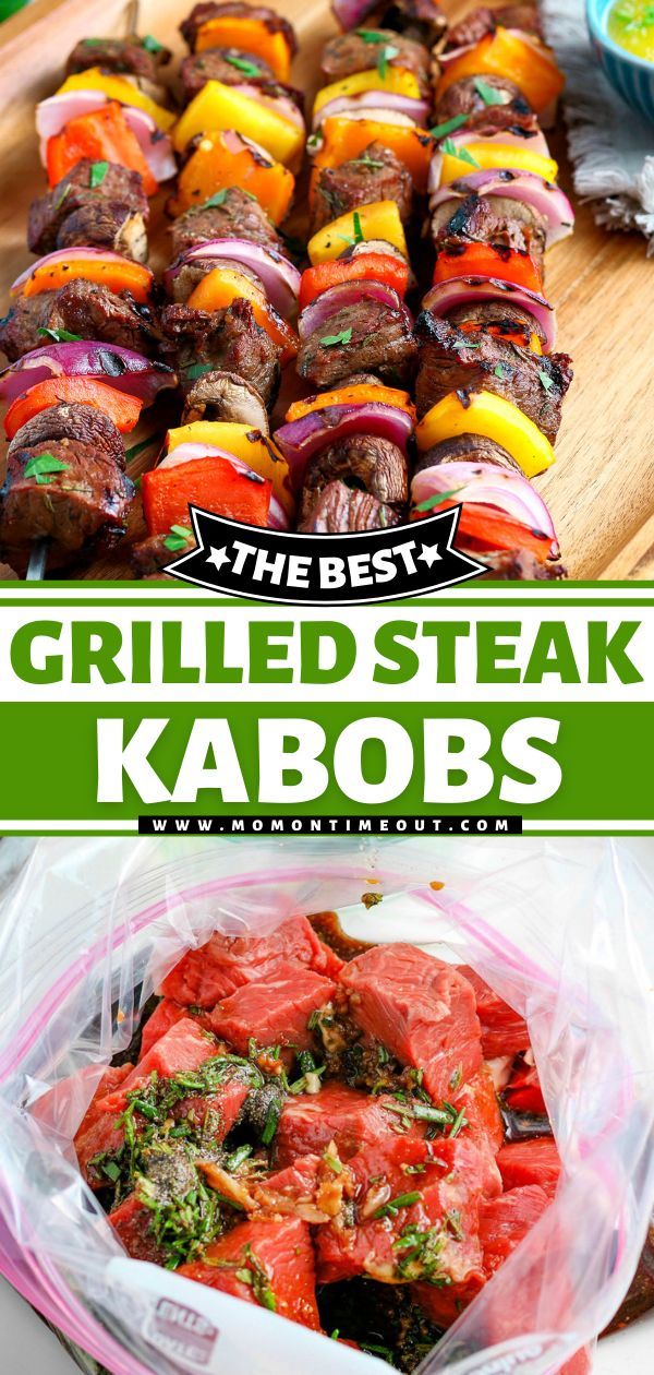 the best grilled steak kabobs are in plastic bags and ready to be eaten