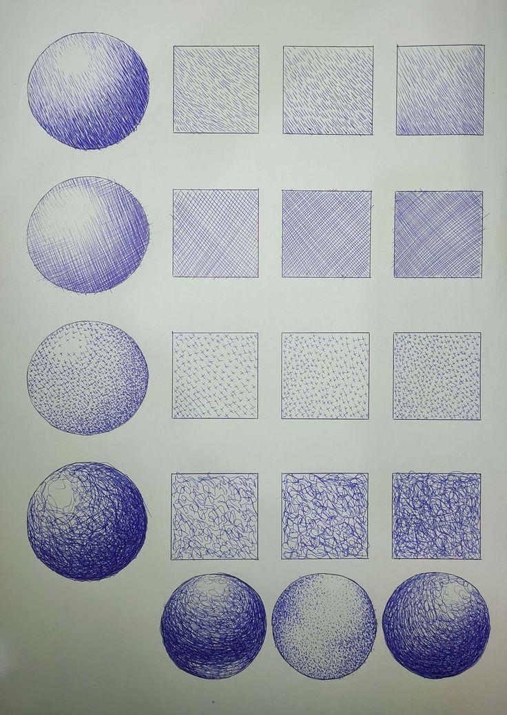 a sheet of paper with different shapes and lines drawn on it, including circles and rectangles