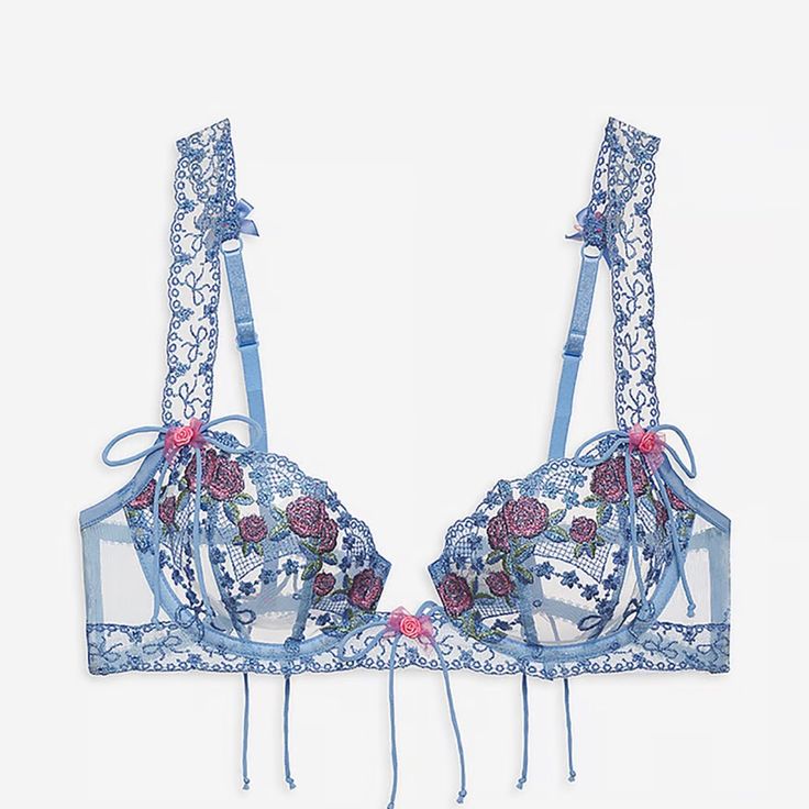 Bow And Bloom In This Supportive And Chic Style. For Love & Lemons For Victoria’s Secret: An Exclusive Collaboration That Blends Dreamy Confidence With Thoughtful Detailing, Giving Each Piece A Unique And Feminine Feel. Lift & Lining Clam Shell Cups Underwire Straps & Hooks Adjustable Straps Hook & Eye Clasp Details & Fabric Bow Trim Throughout Hand Wash Imported Feminine Pink Bra With Delicate Straps, Strawberry Bra, Contour Fashion, Bra Art, Dressy Hats, Cute Bras, Cute Lingerie, Clam Shell, Pretty Lingerie