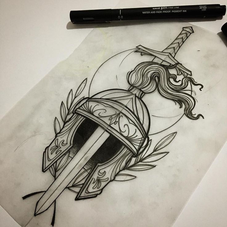 30 Tattoo, Neo Tattoo, Stunning Tattoos, Medieval Tattoo, Spartan Tattoo, Knight Tattoo, Ancient Tattoo, 13 Tattoos, Drawing Styles