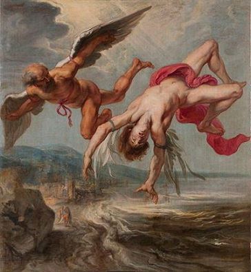 Icarus Wings, Daedalus And Icarus, Icarus Fell, Mythology Paintings, Paul Rubens, Art Appliqué, Peter Paul Rubens, Hieronymus Bosch, Greek Mythology Art