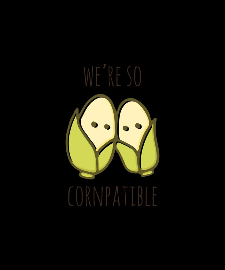 we're so compatable logo with two pears in the shape of leaves