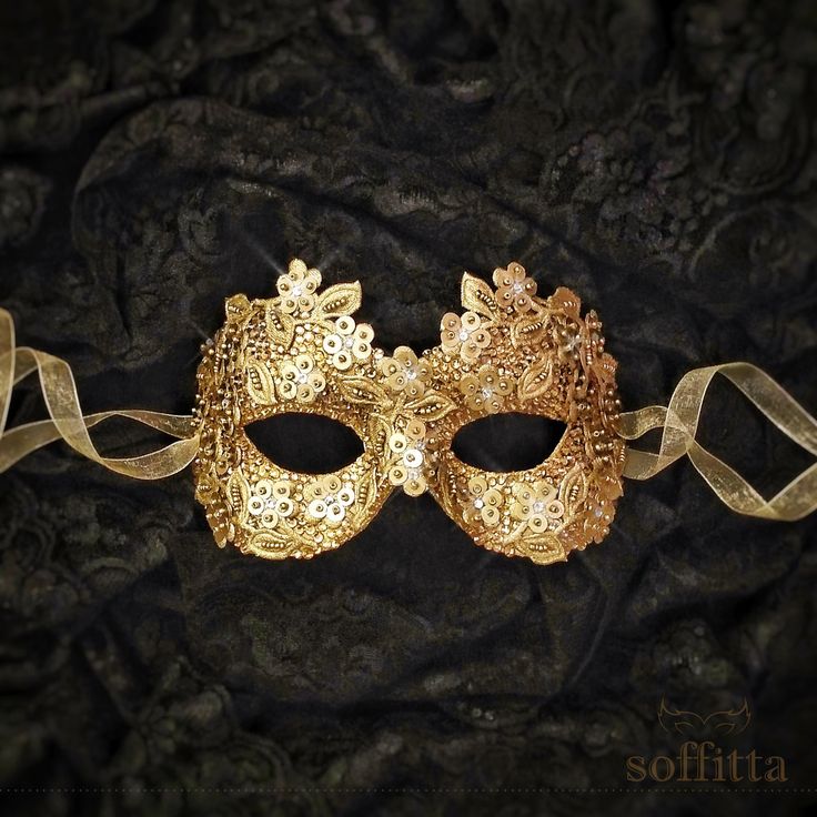 Sequined Gold Masquerade Mask With Rhinestones And Embroidery - Embellished Venetian Style Halloween Mask For Prom, Costume Party, Wedding Masquerade Ball Masks, Couples Masquerade Masks, Golden Mask, Gold Masquerade Mask, Masquerade Ball Party, The Mask Costume, Masquerade Ball Mask, Prom Costume, Ball Mask