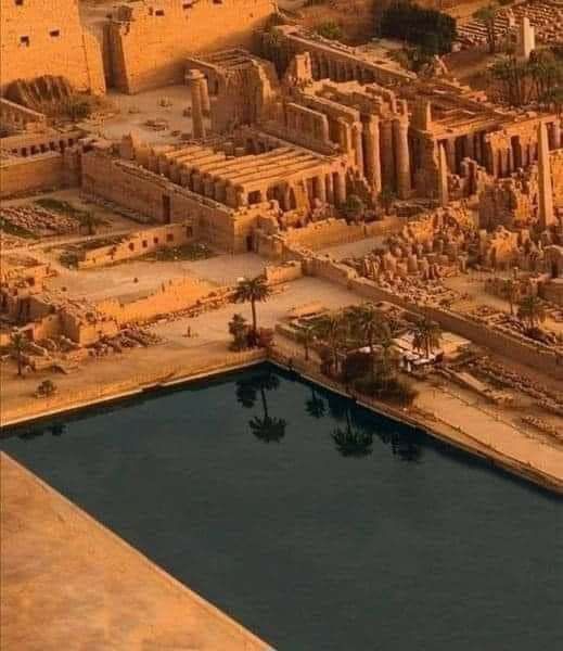 an aerial view of the ancient city of egypt