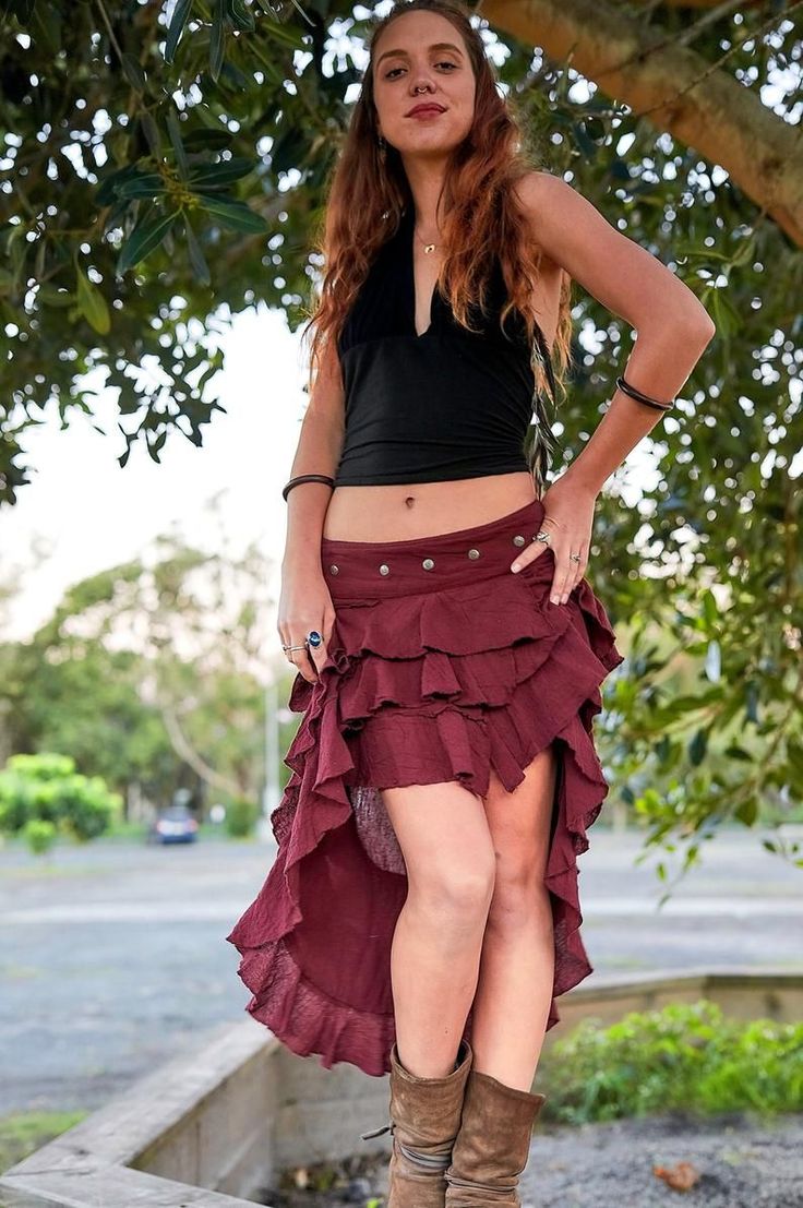 Steampunk Clothing, Asymmetrical Skirt, Renaissance Skirt, Pixie Skirt, Layered Skirt, Flamenco Skirt, Burlesque Skirt, Boho Skirt #Goaskirt #SteampunkClothing #AsymmetricalSkirt #RenaissanceSkirt #PixieSkirt #Fashiondress #womenfashiondress Gothic Bottoms With Asymmetrical Hem For Summer, Bohemian Skirt For Cosplay, Steampunk Tiered Skirt For Cosplay, Gothic Asymmetrical Ruffled Skirt, Gothic Asymmetrical Skirt For Festivals, Gothic Mini Skirt For Festival, Steampunk Mini Skirt For Alternative Fashion, Gothic Asymmetrical Skirt With Ruffles, Steampunk Skirt For Alternative Fashion