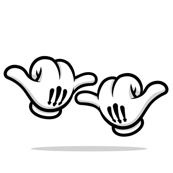 two white hands are holding each other in the air