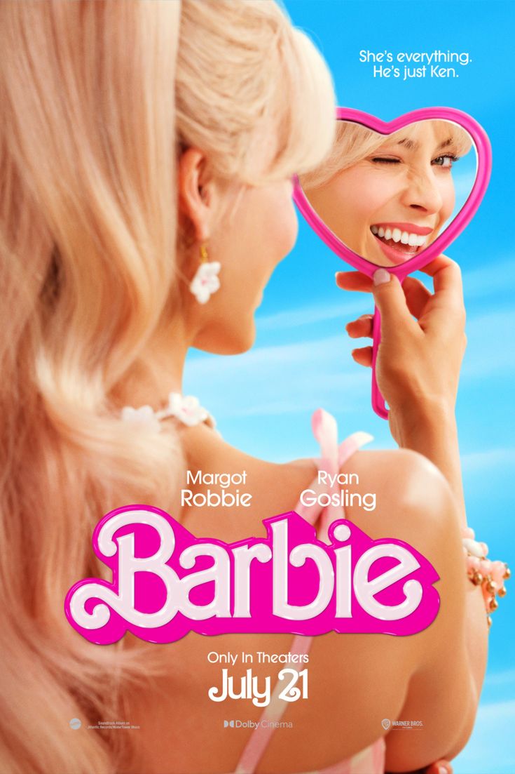 Barbie the Movie | Dir. Greta Gerwig, starring Margot Robbie and Ryan Gosling. Barbie Dvd, Barbie The Movie 2023, Barbie Shoot, Barbie Photoshoot, Barbie Margot Robbie, Barbie Poster, Poster To Print, Pink Movies, Posters For Wall