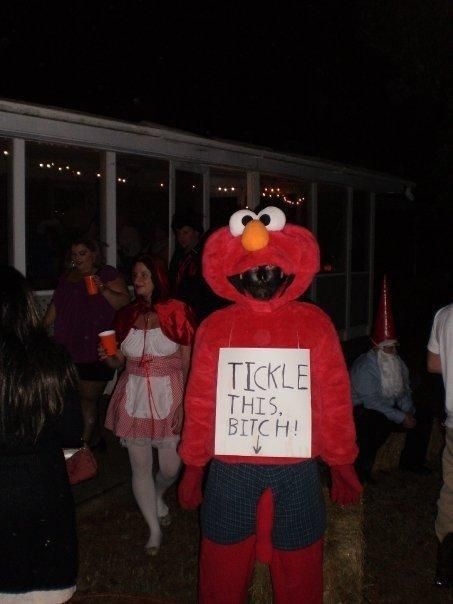 tickle me elmo Elmo Halloween, Elmo Costume, Cute Homecoming Proposals, Homecoming Proposal, Ronald Mcdonald, Homecoming, Halloween Costumes, Halloween, Fictional Characters