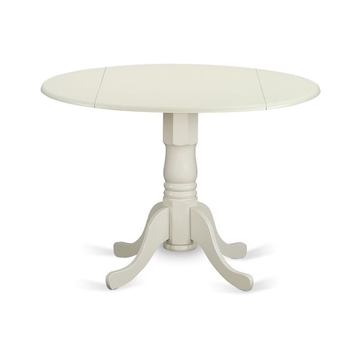 a white table with an oval top and four legs, on a white background is shown