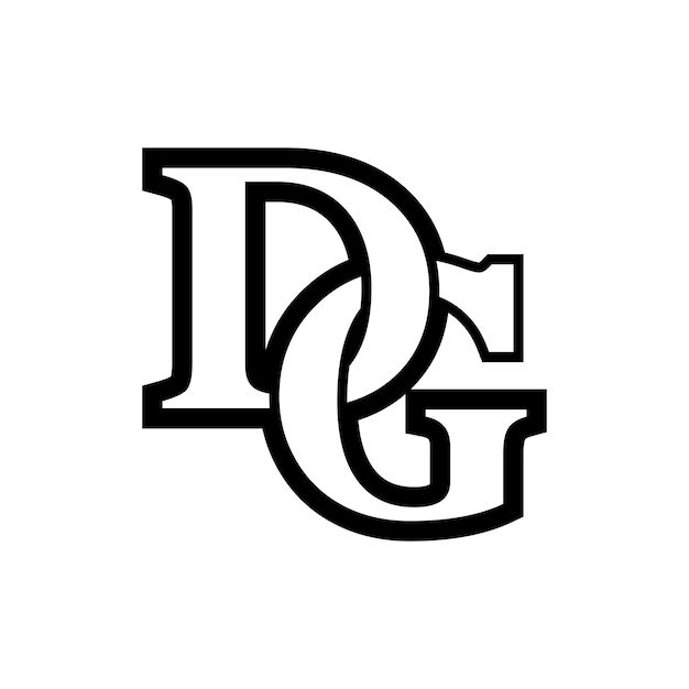 the letter d is made up of two intersecting lines