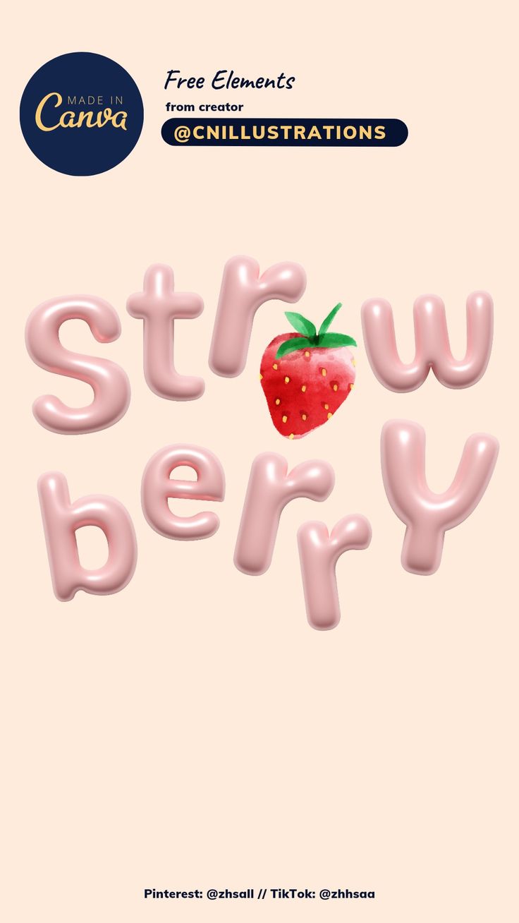 Pink fonts Canva free element strawberry cute coquette Letter Canva Element, Anti Branding Design, Canva Letter Element, Font Canva Lettering, Canva Graphic Design, Canva Codes, Font Bubble, Font Love, Canva Keywords