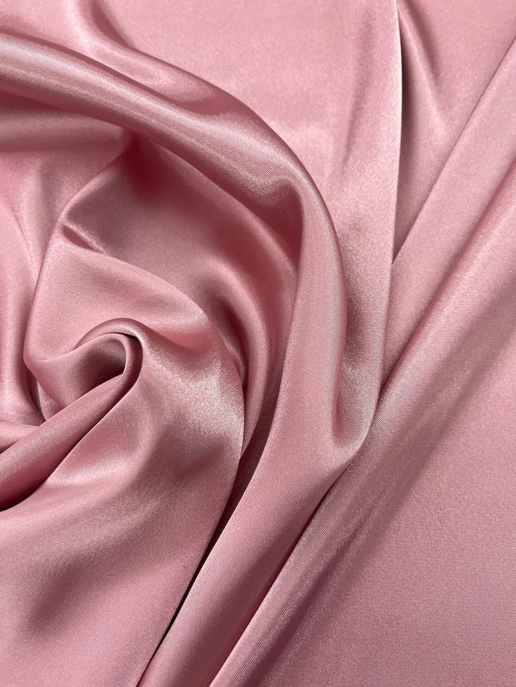 the pink fabric is very soft and shiny